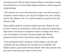 程的学生们起头求职快餐连锁店Chipotle”能把劲儿 